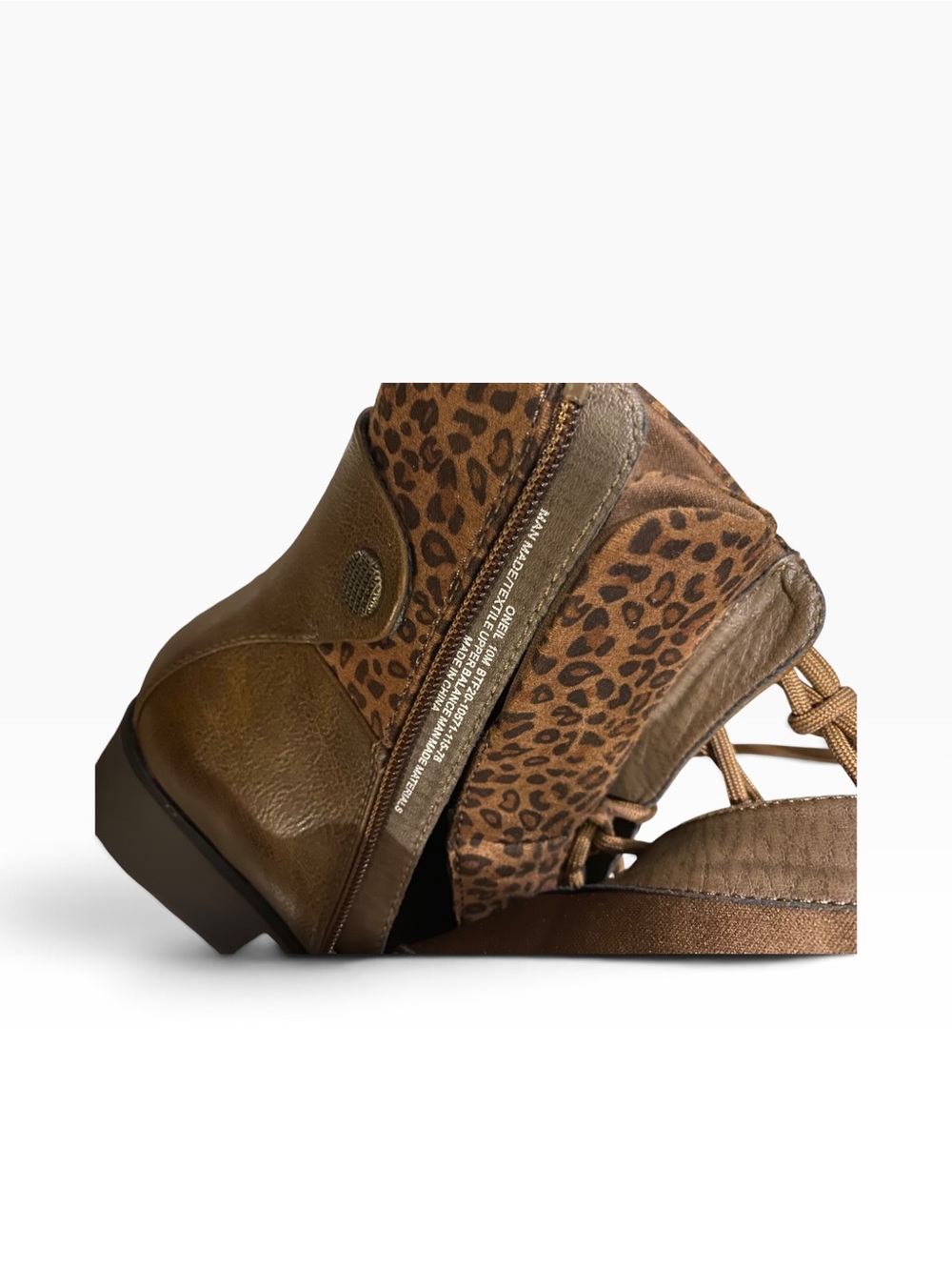 Baretraps ankle boots combining an olive brown/cognac - Picture 6 of 9